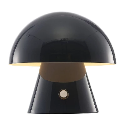 7" Porcini Contemporary Bohemian Rechargeable/Cordless Iron Integrated LED Mushroom Table Lamp - JONATHAN YFeb 14 7" Porcini Contemporary Bohemian Rechargeable/Cordless Iron Integrated LED Mushroom Table Lamp - JONATHAN YFeb - Image 12
