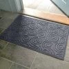 2'x3' Aqua Shield Swirls Indoor/Outdoor Doormat Blue - Bungalow Flooring