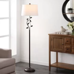 Rudy Iron Floor Lamp (Includes LED Light Bulb) Black - Safavieh -Fashion Home Decor Store GUEST 86520cfb 8820 4b19 8213 c18a836c562f