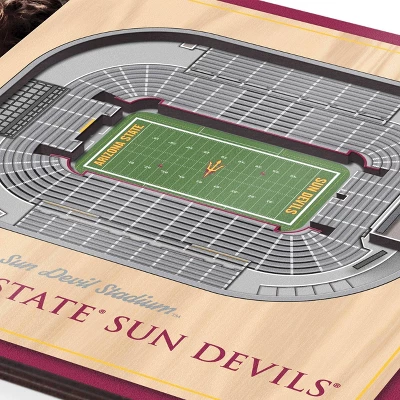 4" X 6" NCAA Arizona State Sun Devils 3D StadiumViews Picture Frame 4 4" X 6" NCAA Arizona State Sun Devils 3D StadiumViews Picture Frame - Image 2