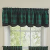 Park Designs Buffalo Check Lined Layered Forest Green Valance 72" -Fashion Home Decor Store GUEST 87f09636 833f 4daf 9a44 7495ce639a3c