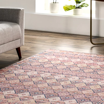 NuLOOM Sherri Bohemian Diamond Machine Washable Area Rug 10 NuLOOM Sherri Bohemian Diamond Machine Washable Area Rug - Image 8