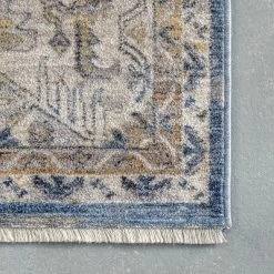 NuLOOM Hannah Distressed Traditional Medallion Fringe Area Rug -Fashion Home Decor Store GUEST 890252af e564 42e1 8ab8 34d28e598a8d