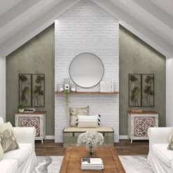 Metal Floral Wall Decor With Black Frame Set Of 2 Black - Olivia & May -Fashion Home Decor Store GUEST 8a1efc88 e125 48f1 a74d b7ac0a480a27