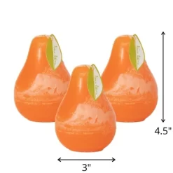 Tangerine Timber Pear Candles - Set Of 3 -Fashion Home Decor Store GUEST 8a9782e5 c121 4621 bd82 1cc69eb8cd9d