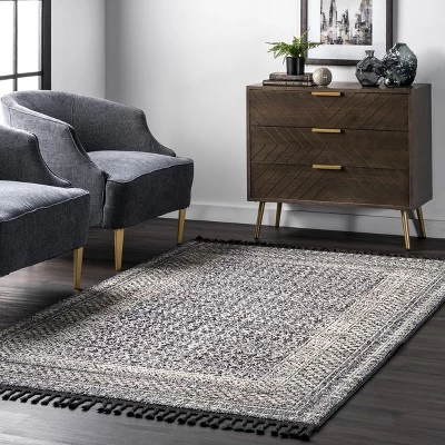 NuLOOM Claudia Diamond Tassel Area Rug 3 NuLOOM Claudia Diamond Tassel Area Rug