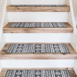 World Rug Gallery Geometric Bohemian Non-Slip Stair Treads -Fashion Home Decor Store GUEST 8b5bbd49 2310 4dbe 9c1b 8f0e1025b2f2