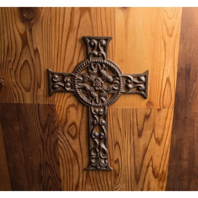 Juvale Irish Celtic Cross Decoration Wrought Iron Metal Cross For Christian And Religious Art Lovers, 11.5 X 7.7 Inches 3 Juvale Irish Celtic Cross Decoration Wrought Iron Metal Cross For Christian And Religious Art Lovers, 11.5 X 7.7 Inches