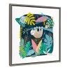 24" X 24" Sylvie Sloth Illo Framed Canvas Wall Art By Teju Reval Gray - Kate And Laurel -Fashion Home Decor Store GUEST 8b6c5edd 891b 4392 afbc 381f79563512