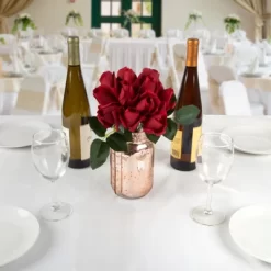 Artificial Rose Bud Bundles ? 24PC Real Touch Fake 11.5-Inch Flowers With Stems For Home Décor, Wedding, Or Bridal/Baby Showers By Pure Garden (Red) -Fashion Home Decor Store GUEST 8cb03e7a f2e5 43e4 9314 cd838ad078b0