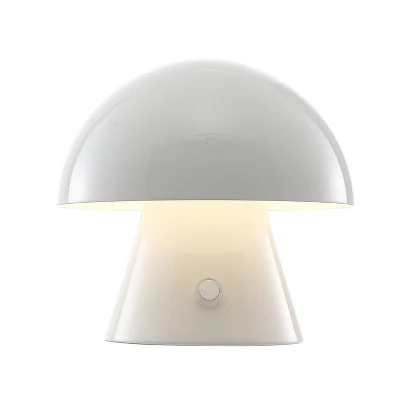 7" Porcini Contemporary Bohemian Rechargeable/Cordless Iron Integrated LED Mushroom Table Lamp - JONATHAN YFeb 16 7" Porcini Contemporary Bohemian Rechargeable/Cordless Iron Integrated LED Mushroom Table Lamp - JONATHAN YFeb - Image 14