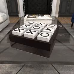 14" Contemporary Wooden Tic Tac Toe Sculpture Black - Olivia & May 40 14" Contemporary Wooden Tic Tac Toe Sculpture Black - Olivia & May -Fashion Home Decor Store GUEST 8e76b6ce 2556 49fd bd81 264e83327f80