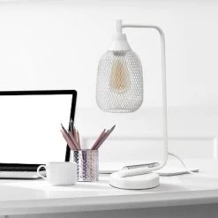 Industrial Desk Lamp White - Lalia Home -Fashion Home Decor Store GUEST 8ecab388 428a 4fd2 b500 4b03ccdc6898