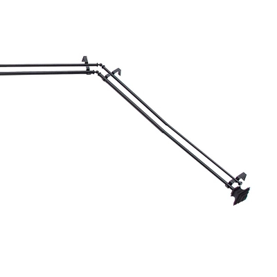 Kenney Mission 3/4" Decorative Bay Window Double Curtain Rod 12 Kenney Mission 3/4" Decorative Bay Window Double Curtain Rod - Image 10