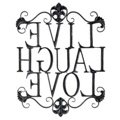 28" X 21" Traditional Metal Live Laugh Love Wall Décor Brown - Olivia & May -Fashion Home Decor Store GUEST 8f16b4cb cc30 4926 ae5f 1502b3ae7af0