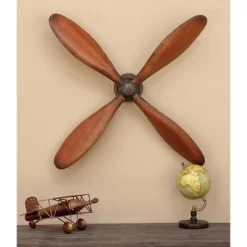 Metal Airplane Propeller 4 Blade Wall Decor With Aviation Detailing - Olivia & May 13 Metal Airplane Propeller 4 Blade Wall Decor With Aviation Detailing - Olivia & May -Fashion Home Decor Store GUEST 90100f5a f9e4 42b1 a474 f1f22b370753