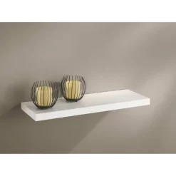 17.5" X 8" Big Boy Basic Shelf White - Dolle Shelving