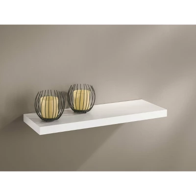 17.5" X 8" Big Boy Basic Shelf White - Dolle Shelving 3 17.5" X 8" Big Boy Basic Shelf White - Dolle Shelving