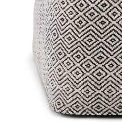 Dougan Square Moroccan Inspired Pouf Black/Natural Cotton - WyndenHall 11 Dougan Square Moroccan Inspired Pouf Black/Natural Cotton - WyndenHall -Fashion Home Decor Store GUEST 920d0d94 78ab 48a5 ad5c 646db321415b