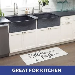 J&V TEXTILES Anti Fatigue Kitchen Mat Cushioned Anti Fatigue, Non Slip Waterproof Mat Standing Desk, 20x36x1/2 Inches (Wine A Little) 7 J&V TEXTILES Anti Fatigue Kitchen Mat Cushioned Anti Fatigue, Non Slip Waterproof Mat Standing Desk, 20x36x1/2 Inches (Wine A Little) -Fashion Home Decor Store GUEST 9254135f 30e0 4e90 9698 e80c6ddf3fd5