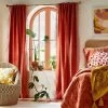 1pc Light Filtering Velvet Macrame Trim Window Curtain Panel Burnt Orange - Opalhouse™ Designed With Jungalow™ -Fashion Home Decor Store GUEST 92dfaf13 4813 4967 a623 6cda6de279dc