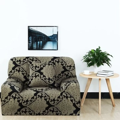 PiccoCasa Stretch Sofa Cover Printed Couch Covers For Cushion Couch Slipcovers With One Free Pillowcase 4 PiccoCasa Stretch Sofa Cover Printed Couch Covers For Cushion Couch Slipcovers With One Free Pillowcase - Image 2