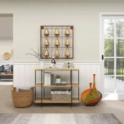 Metal Bell Square Frame Wall Decor Brass - Olivia & May -Fashion Home Decor Store GUEST 94d5e803 b74d 4e8d a7a0 6c75199036db