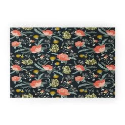 Heather Dutton Poppy Meadow Midnight Looped Vinyl Welcome Mat - Society6 -Fashion Home Decor Store GUEST 965550de 0e02 4a5d a971 2ead8b2823c3