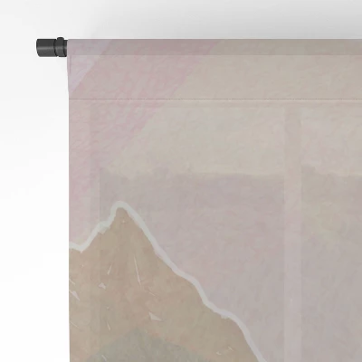 Sewzinski Pastel Mountains Single Panel Sheer Window Curtain - Society6 5 Sewzinski Pastel Mountains Single Panel Sheer Window Curtain - Society6 - Image 3