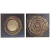 Set Of 2 Porcelain Starburst Swirl Framed Wall Arts With Gold Aluminum Frame - CosmoLiving By Cosmopolitan -Fashion Home Decor Store GUEST 997d8742 0316 4f3a b129 e35b63f8b7d1