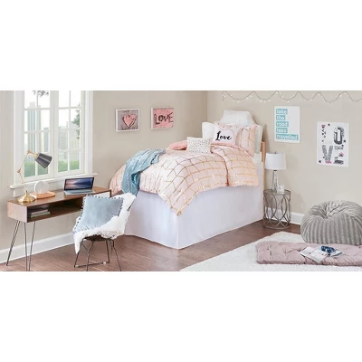 27"x74" Alder Chenille Lounge Floor Pillow Cushion Blush - Intelligent Design 8 27"x74" Alder Chenille Lounge Floor Pillow Cushion Blush - Intelligent Design - Image 6