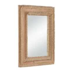 Bohemian Wood Rectangle Wall Mirror Brown - Olivia & May 13 Bohemian Wood Rectangle Wall Mirror Brown - Olivia & May -Fashion Home Decor Store GUEST 9bab7e82 f132 485d b979 cfbcec2cc57d