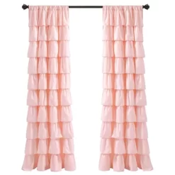 50"x84" Ruffle Light Filtering Window Curtain Panels - Lush Décor 9 50"x84" Ruffle Light Filtering Window Curtain Panels - Lush Décor -Fashion Home Decor Store GUEST 9c1c4b18 ca8d 4d97 baca 27fd82a8b6de