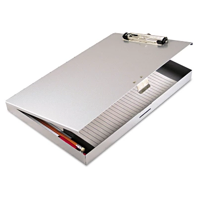 Saunders Tuffwriter Recycled Aluminum Storage Clipboard 1/2" Clip 8 1/2 X 12 Gray 45300 3 Saunders Tuffwriter Recycled Aluminum Storage Clipboard 1/2" Clip 8 1/2 X 12 Gray 45300
