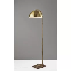 Paxton Floor Lamp Antique Brass - Adesso