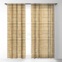 Avenie Cottage Garden IX Single Panel Sheer Window Curtain - Society6