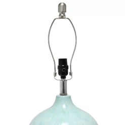 Bayside Horizon Table Lamp With Fabric Shade White/Light Blue - Lalia Home -Fashion Home Decor Store GUEST 9f0aa6b3 3dd2 4499 9394 54cf05d7063c