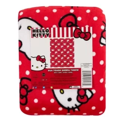 The Northwest Company Sanrio Hello Kitty Red Polka Dots Throw Blanket | 50 X 60 Inches -Fashion Home Decor Store GUEST 9f7073ff 48d6 44a0 8f4b 49767e8a9260