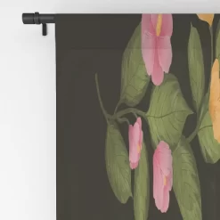 Laura Graves Reach For It 50" X 84" Single Panel Room Darkening Window Curtain - Society6