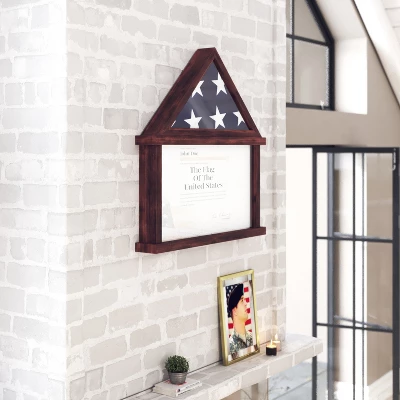 Merrick Lane Flag Display Case With Certificate Holder 5 Merrick Lane Flag Display Case With Certificate Holder - Image 3