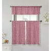 GoodGram Country Accents Burgundy Plaid Buffalo Check Kitchen Curtain Tier & Valance Set - 58 In. W X 15 In. L 2 GoodGram Country Accents Burgundy Plaid Buffalo Check Kitchen Curtain Tier & Valance Set - 58 In. W X 15 In. L -Fashion Home Decor Store GUEST a088ec40 478d 4971 8f34 433c9df232cd