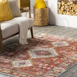 NuLOOM Everly Vintage Boho Machine Washable Area Rug -Fashion Home Decor Store GUEST a0c8cbc4 b286 476a 9fa8 44bc26751c1c
