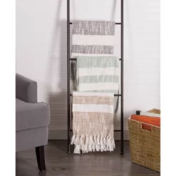 50"x60" Slub Striped Faux Shearling Throw Blanket - Design Imports -Fashion Home Decor Store GUEST a16a176c 572b 4fd9 aa34 e7a545f8c4f0