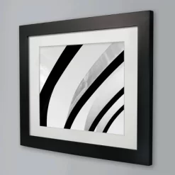 Fashion Home Decor Store 14 14" X 18" Matted To 11" X 14" Wide Gallery Frame Black - Room Essentialsâ„¢