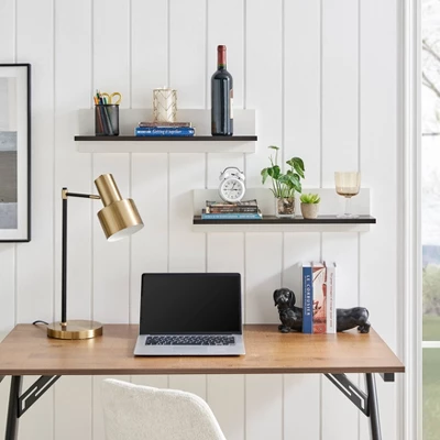 23.62" Set Of 2 Repose Display Photo Ledge Shelves - Danya B. 4 23.62" Set Of 2 Repose Display Photo Ledge Shelves - Danya B. - Image 2