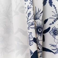 2pk 52"x63" Light Filtering Botanical Garden Curtain Panels Navy Blue - Lush Décor 9 2pk 52"x63" Light Filtering Botanical Garden Curtain Panels Navy Blue - Lush Décor -Fashion Home Decor Store GUEST a5a42fe0 e99b 4bf8 bffe 5c30217a6d3a