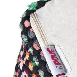 Cube Madrid Boho Handcrafted Fabric Pouf Black - Christopher Knight Home -Fashion Home Decor Store GUEST a5cb6fdf 9559 4974 a5ab 9a722297abe4