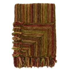 50"x60" Chenille Throw Blanket - Saro Lifestyle