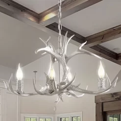 26" LED Adjustable Resin Antler Chandelier - JONATHAN Y -Fashion Home Decor Store GUEST a6eaa3bf c71f 4050 b8a1 5eced79cbb78