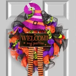 Barton Witch Halloween Wreath Witch Legs Decoration For Front Door, Hanging Welcome Sign Halloween Decorations -Fashion Home Decor Store GUEST a742f751 225a 4a63 992e 3e56d5ffc020